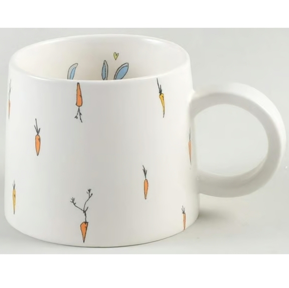 Magenta Jack's Carrots Mug - Discontinued, Adorable Rabbit & Carrot Design - Picture 2 of 7